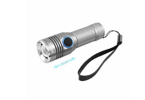 Ліхтар Small Sun R841-XPE, ЗУ micro USB, 1х14500 (1xAA), zoom, ремінець на руку, фото 4