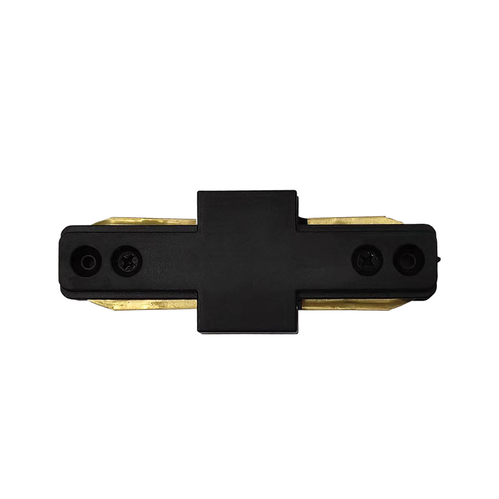 Конектор прямий LD1200-P  для шинопроводу однофазного, чорний, фото 1