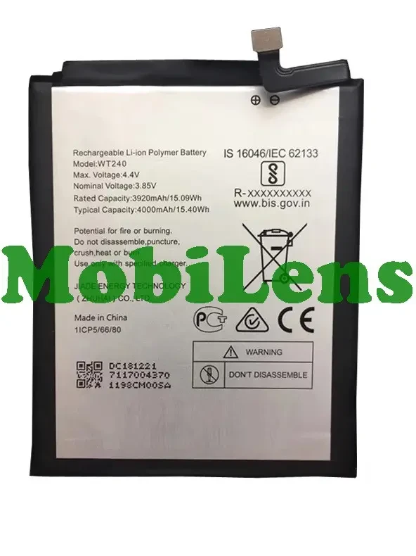 Nokia 2.3, TA-1206, Nokia 5.3 TA-1223, TA-1227, TA-1234, Nokia 3.2 TA-1156, TA-1164, WT240 Аккумулятор