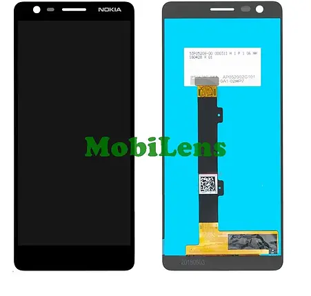 Nokia 3.1, TA-1057, TA-1063 Дисплей + тачскрин (модуль) чорний, фото 1