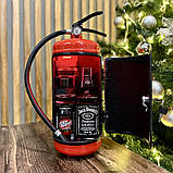 Вогнегасник бар з підсвіткою, коли в душі пожежа, Червоний, подарунок пожежнику, подарунок до дня пожежної охорони, фото 2