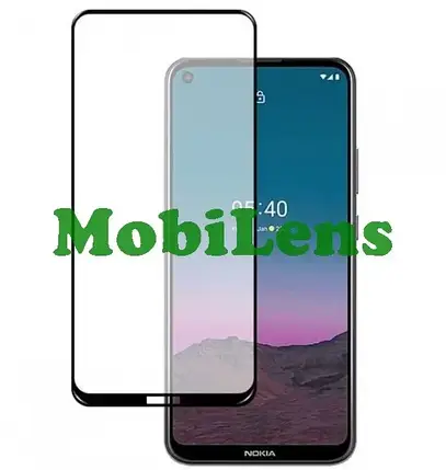 Nokia 3.4, TA-1283, TA-1285, Nokia 5.4 TA-1325, TA-1333, TA-1337, TA-1340 Защитное стекло черное, фото 1