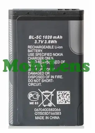 Nokia BL-5C Аккумулятор Original *PRC, фото 1