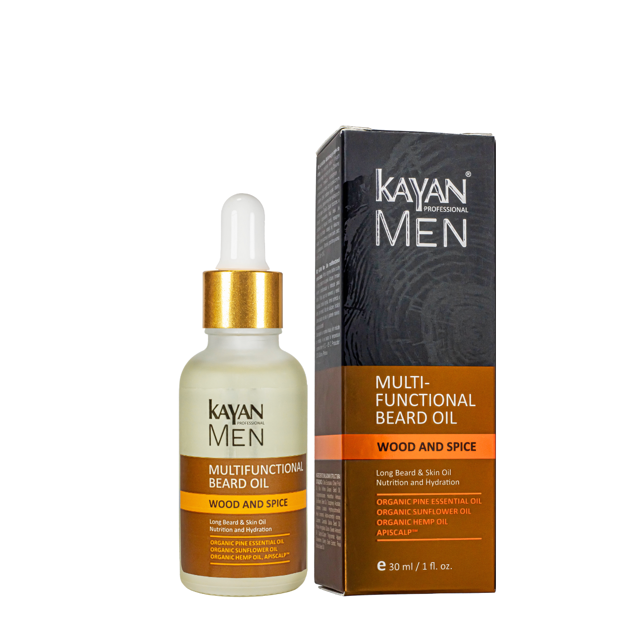 Олія для бороди Kayan Men Multi-Functional Beard Oil 30 мл, фото 1