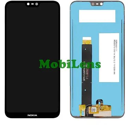 Nokia 6.1 Plus, TA-1116, TA-1083, X6 2018 TA-1099 Дисплей + точскрин (модуль) чорний, фото 1