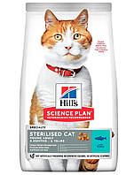 Сухой корм Хиллс для стерилизованных кошек Hills Science Plan Young Adult Sterilised Cat тунец 1,5 кг