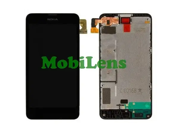 Nokia 630, 635 Lumia, 636, 638, RM-974, RM-978, RM-1010, RM-1027 Дисплей + тачскрин чорний *в рамці Original, фото 1