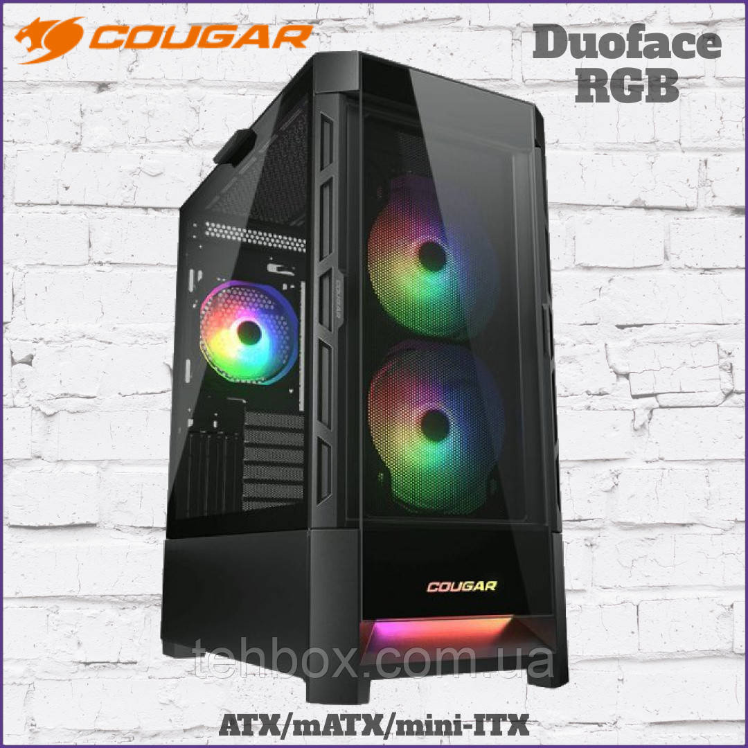 Корпус для ПК Cougar Duoface RGB ATX/mATX/mini-ITX