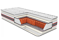Спальный матрас для взрослых с пружинами, Ортопедический матрас EXTRA Аргон для отдыха 160x200