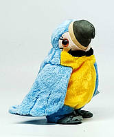Мягкая игрушка повторюшка Shantou Попугай синий18 см K14802-3