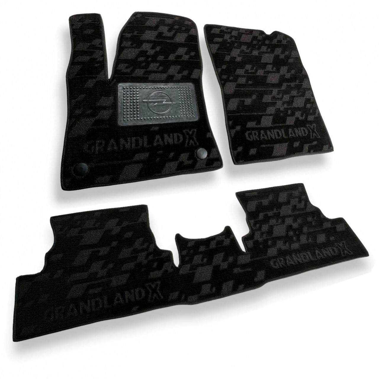 Автокилимки ворсові в салон OPEL Grandland X (2019-) комплект текстильних килимків для автомобіля