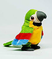 Мягкая игрушка повторюшка Shantou Попугай зеленый 18 см K14802-2