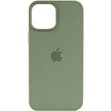 Чохол Silicone case (AAA) full with Magsafe and Animation для Apple iPhone 15 Pro (6.1") Зелений / Cypress, фото 3