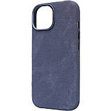 Чохол Denim with MagSafe для Apple iPhone 15 (6.1") Blue, фото 3
