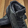 Чоловічі зимові шкіряні черевики, кросівки (натуральна шкіра) хакі на хутрі, чоловіче взуття на зиму, розмір 40 41 42 43 44 45, фото 8