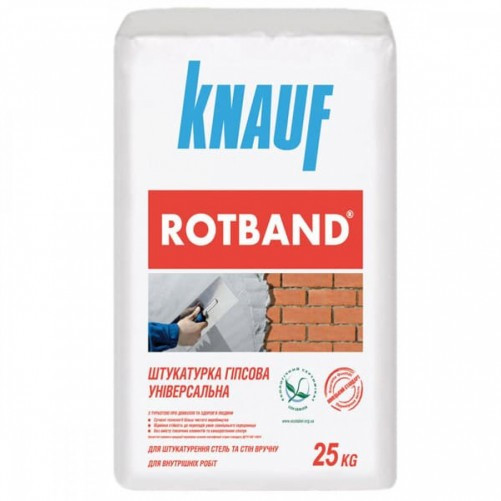 Knauf Rotband штукатурка гипсовая 30 кг (РОТБАНД) - фото 1 - id-p2047217963