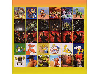 Блокнот з наклейками "Історія іграшок" "Черепашки ніндзя" "Пірати карибського моря" "Симпсони" по 6 ш 803-348-2
