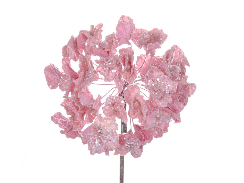 Гілочка декоративна гортензія 51см, фото 1