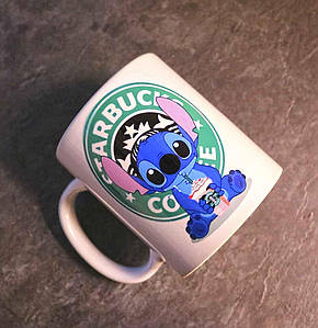 Чашка 330мл Ліло та Стіч "Стіч - Кава" / Lilo & Stitch