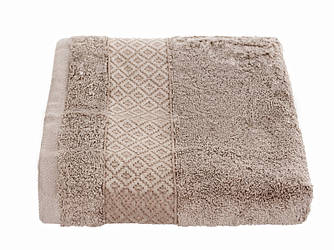 Рушник махровий dore 50х90см. хакі, 520 г/м2