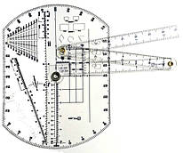 Артилерійське коло АК-4 на 64-00 з складною масштабно-прицільною лінійкою на 50 см PVZ, 9062650
