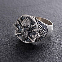 Мужское серебряное кольцо "Викинг" 422