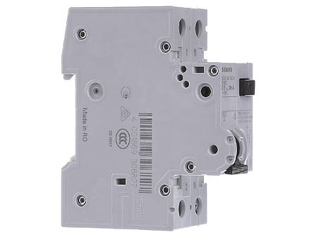 Диференційний вимикач SIEMENS тип AC 30мА 1+N-P B25 6кA 5SU1356-0KK25, фото 3