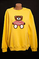 Стильный женский свитер свитшот Pepper&Mint желтый