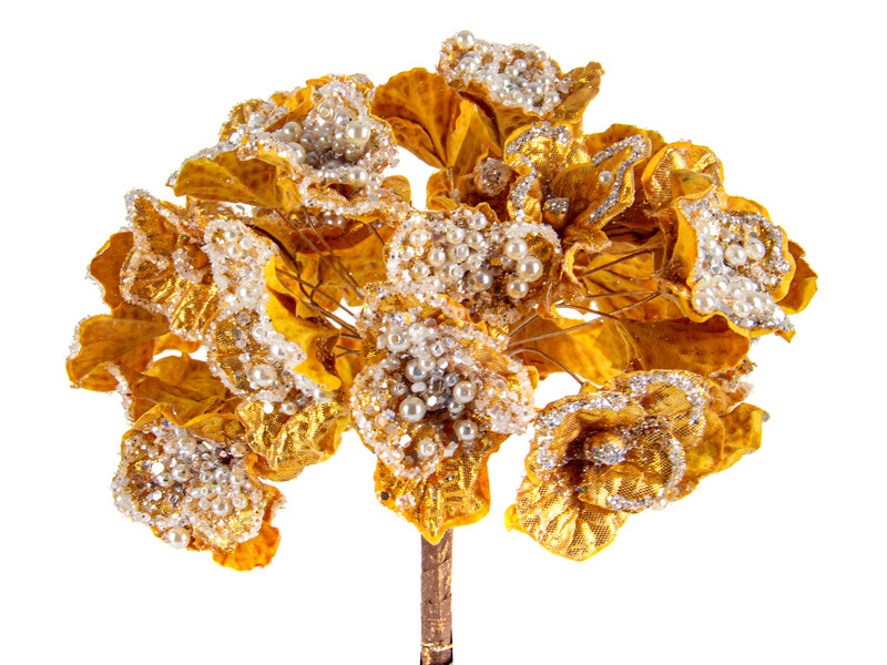 Гілочка декоративна гортензія 51см, фото 1