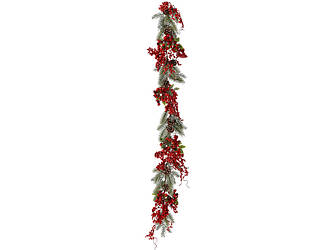 Різдвяна гірлянда з ягодами 150 см 675-029