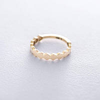 Золотое кольцо без камней к06214