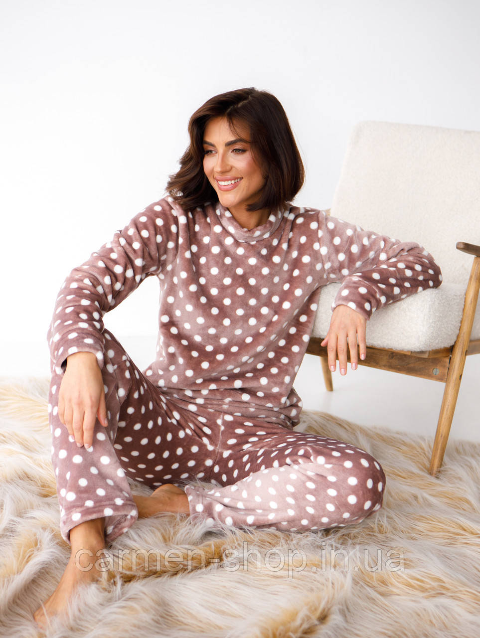 Домашній костюм кофта + штани 0334/335 Barwa Garments, фото 1