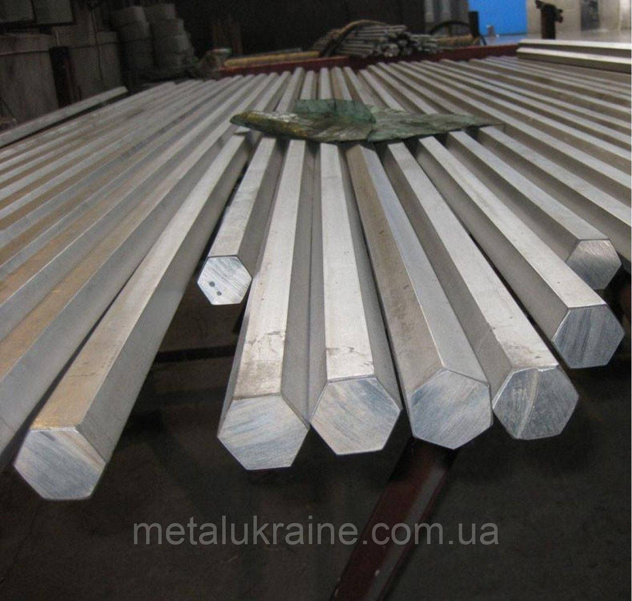 Шестигранник сталевий 41 сталь 35 г/к, фото 1