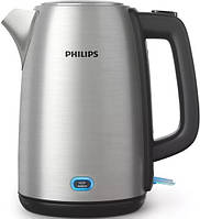 Электрочайник Philips Viva Collection, металл черный HD9353/90