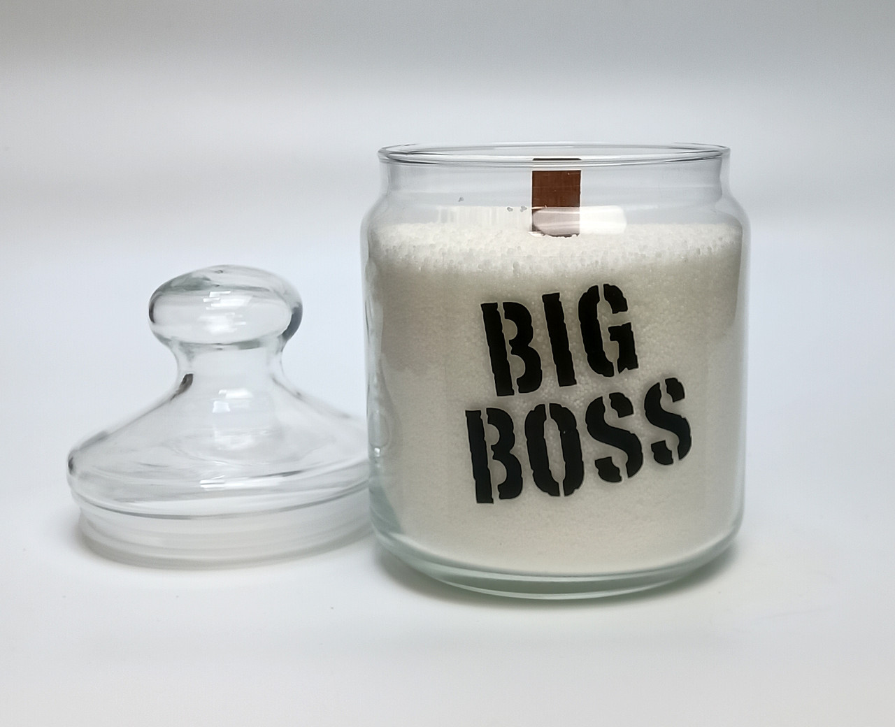 Подарунок шефу, директору "Big Boss" - елегантна насипна свічка Big Boss: стильний подарунок для вишуканого керівника