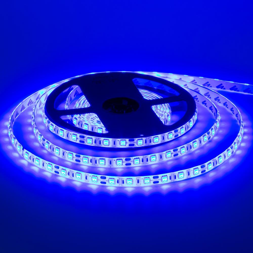 Світлодіодна стрічка синя 12 V smd5050 60 LED/м IP65