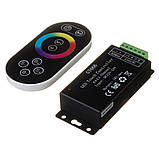 LED-контролер світлодіодний чорний RGB 18 А-216 Вт, (8 кнопок), фото 3