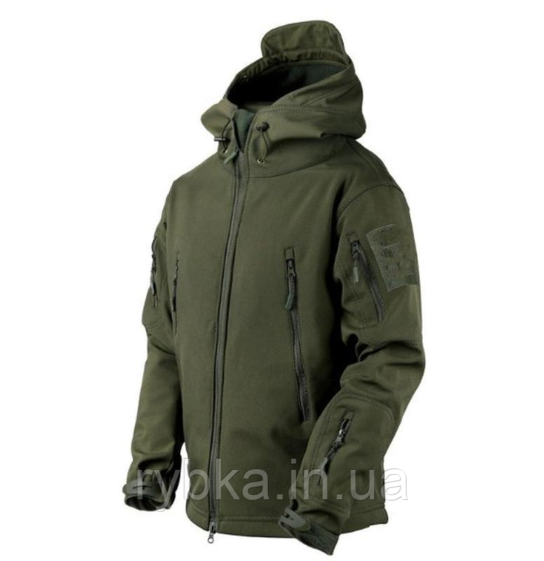 Куртка софтшел Gman Олива Soft Shell на флісі S