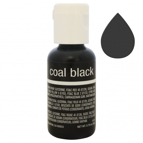 Гелевий барвник Chefmaster Coal Black 20 г