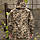 Куртка на флісі розмір М Soft Shell Tactic Pixel Софтшелл піксель водонепроникна, фото 3