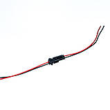 Комплект конекторів для світлодіодної стрічки тато +ма 12 V 2pin чорний із затискачем, фото 3