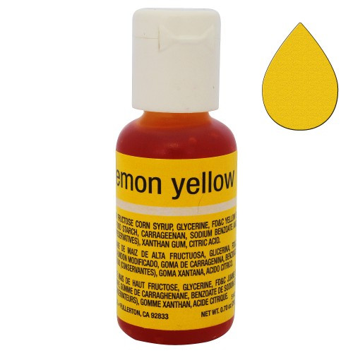 Гелевий барвник Chefmaster Lemon Yellow 20г