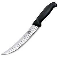 У Нас: Ніж кухонний Victorinox Fibrox Butcher для мяса 20 см Black Vx57223.20D -OK