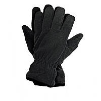 Рукавички Зимові подвійний фліс чорні рукавиці дуже теплі до -30