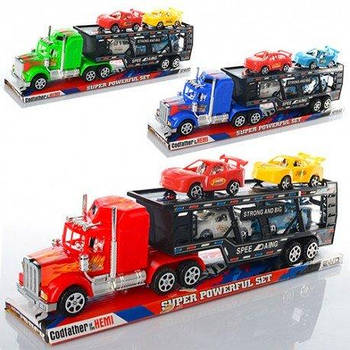 Іграшка трейлер інерційний 888 G-Rich