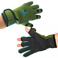 Рибальські рукавички NEOPREN RUMPOL розмір XL неопренові рукавиці для зимової риболовлі