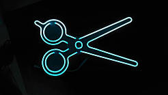 Неонова вивіска для перукарні (495х290)