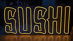 Неонова вивіска SUSHI (800х350)