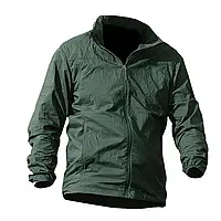 Літня Куртка Caiman розмір М водонепроникна тонка вітровка олива