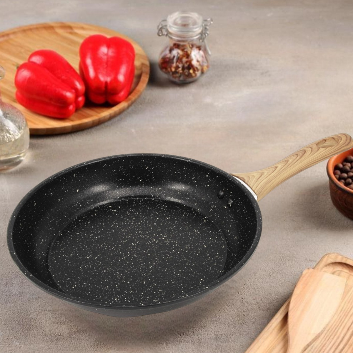 Сковорода A-PLUS 26 см (WF-152) Мармурове покриття